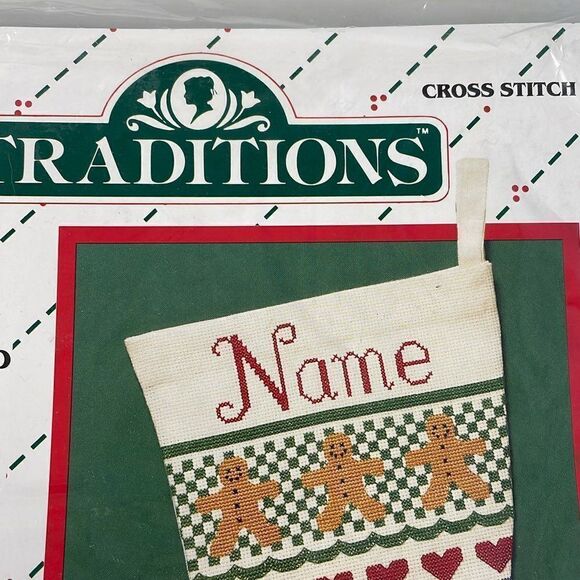 Vintage Traditions Cross Stitch Kit T8203 Gingerbread - Picture 4 of 6